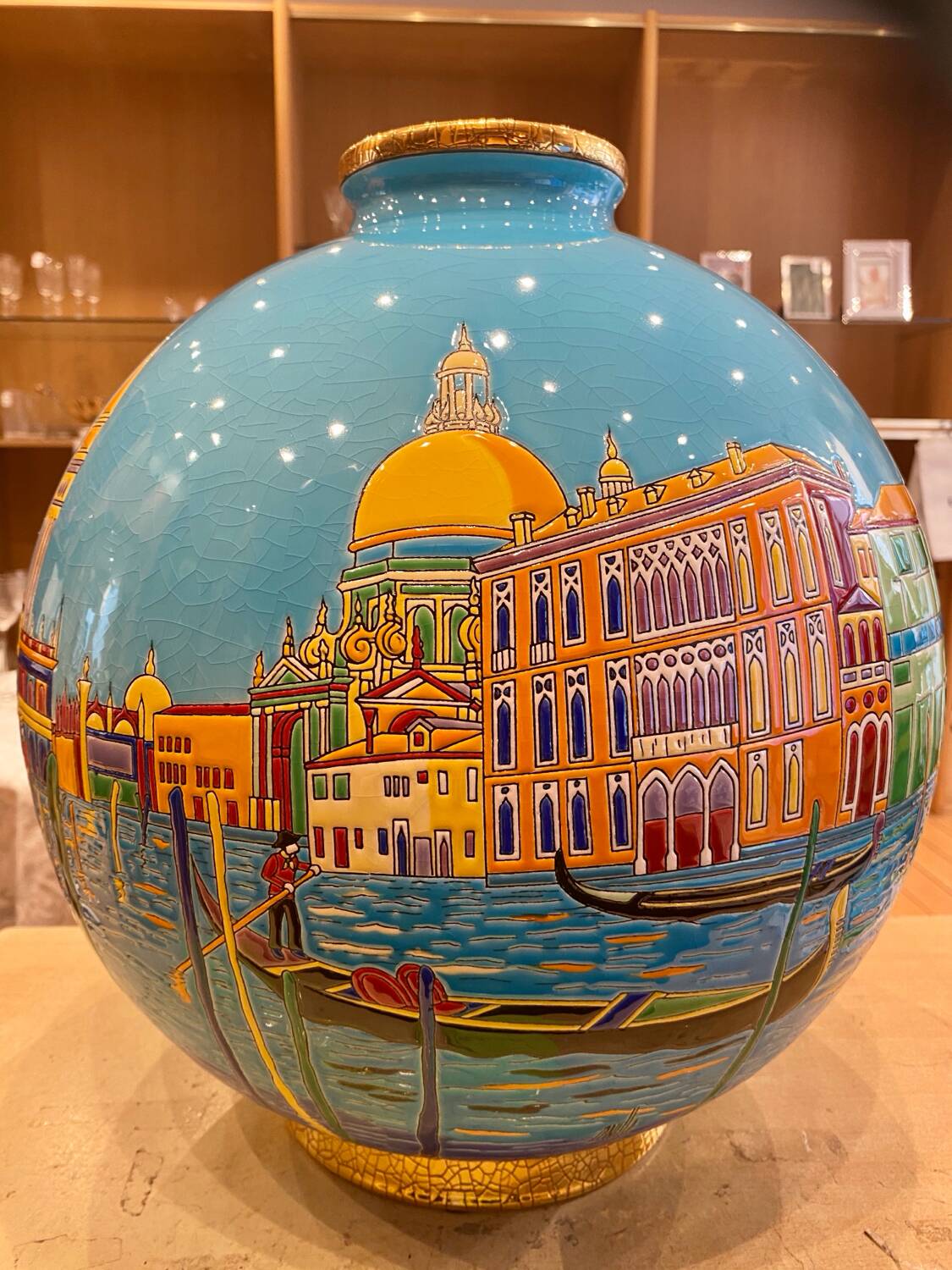 Vase Émaux de Longwy