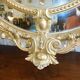 Mirror medallion dore of the 19th century 180x116cm