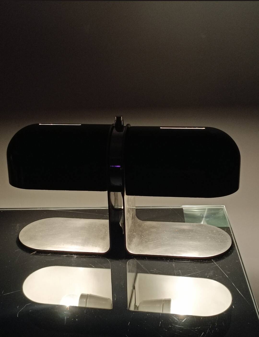 Duo desk lamp by Andre Ricard for Metalarte 1973