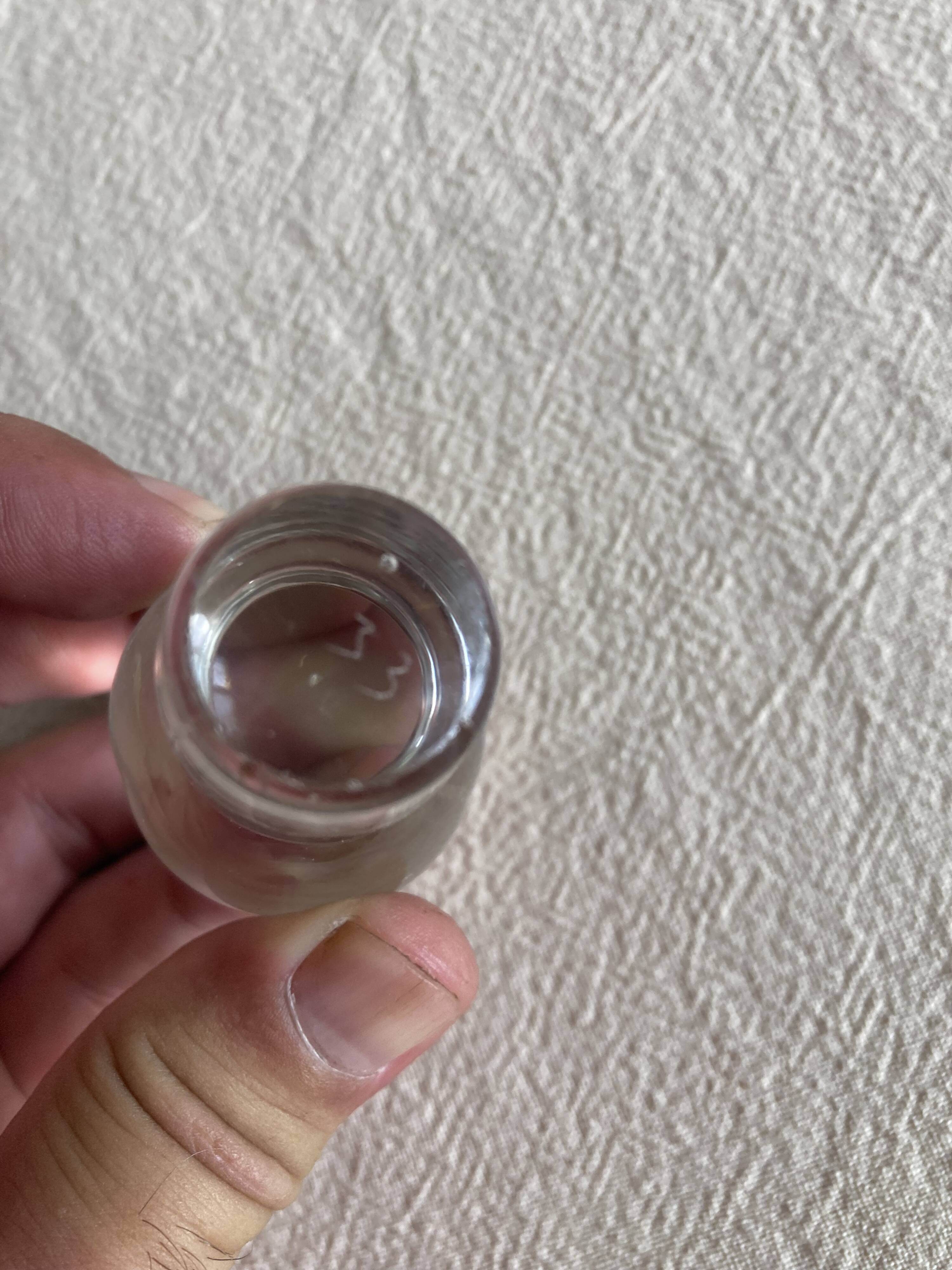 Carafe à liqueur en cristal, années 60