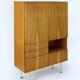 Mid-Century Ash and Walnut Wardrobe from Jitona, 1960s