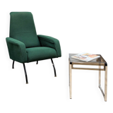 Fauteuil vintage vert