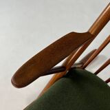 Danish teak rocking chair by Frank Reenskaug for Bramin 60s midcentury