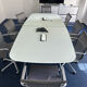 Meeting room full ICF Milano — Table NoTable white glass +