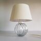 Lampe boule en verre soufflé mathias vintage