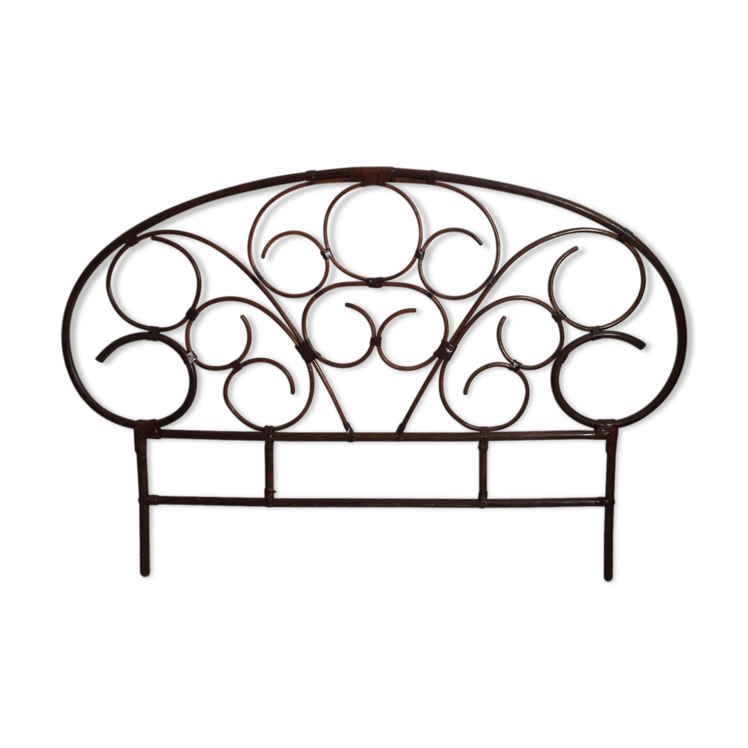 Rattan bedhead