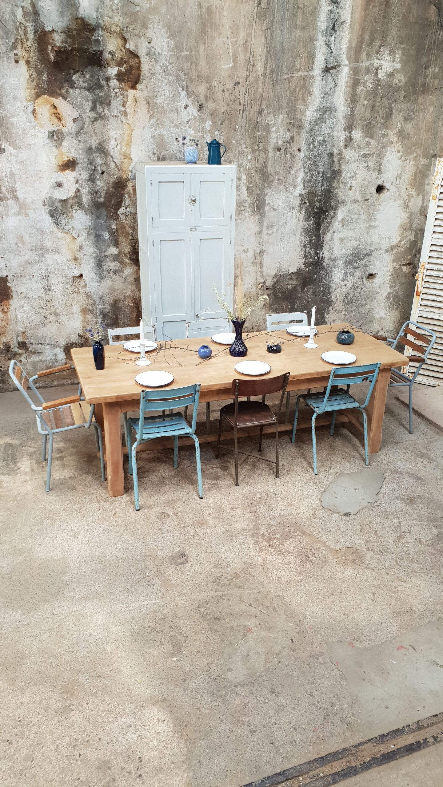 Vintage farmhouse table