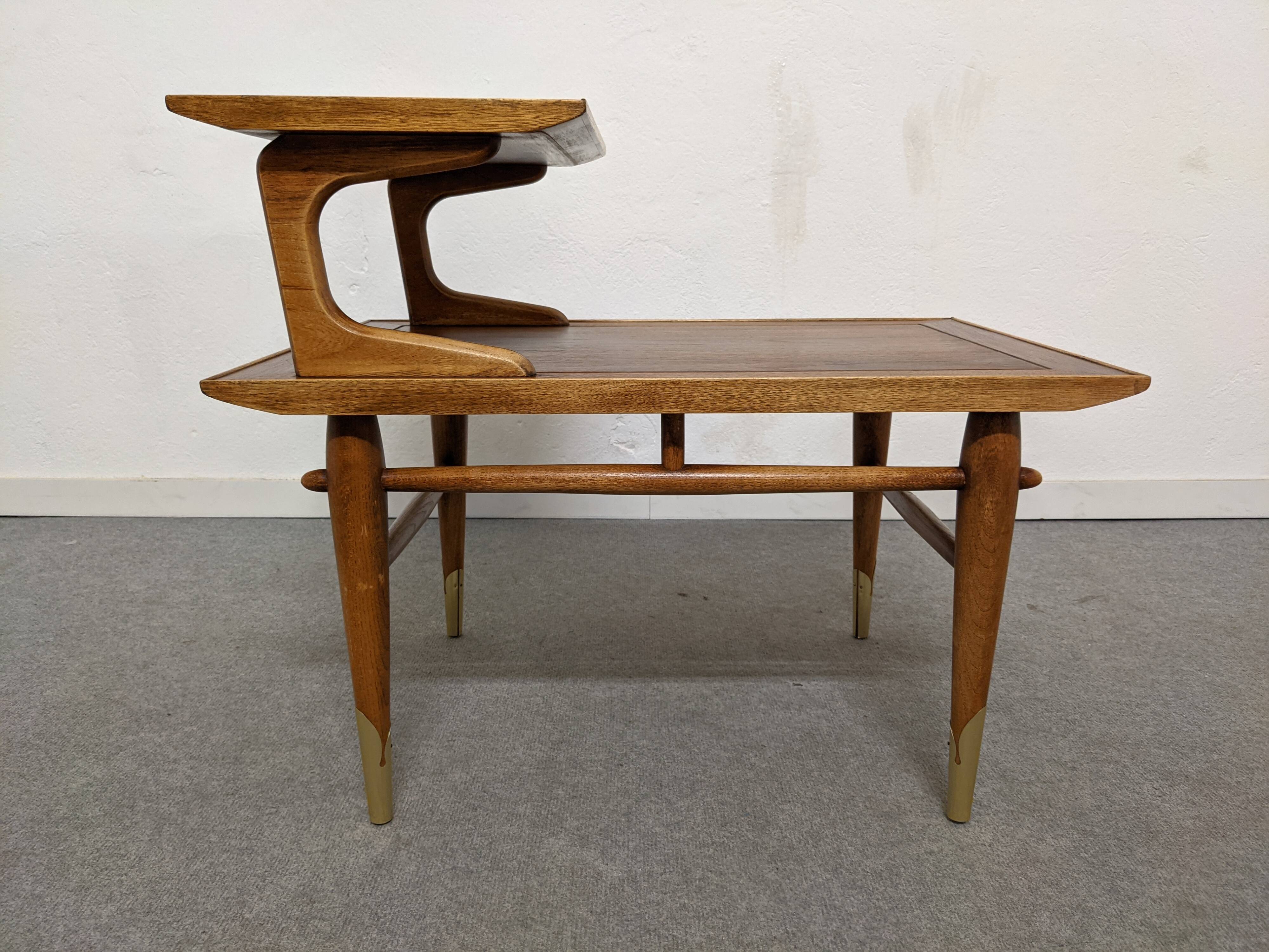 Modernist coffee or side table by Lane Furniture, USA circa 1950