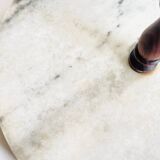 Plateau à fromage marbre et bois vintage