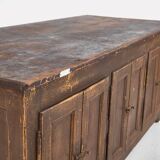 Buffet, îlot ancien en bois, vers 1850