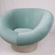 Krokus armchair in velvet by Lennart Bender for Ulferts AB, Sweden, 1970s