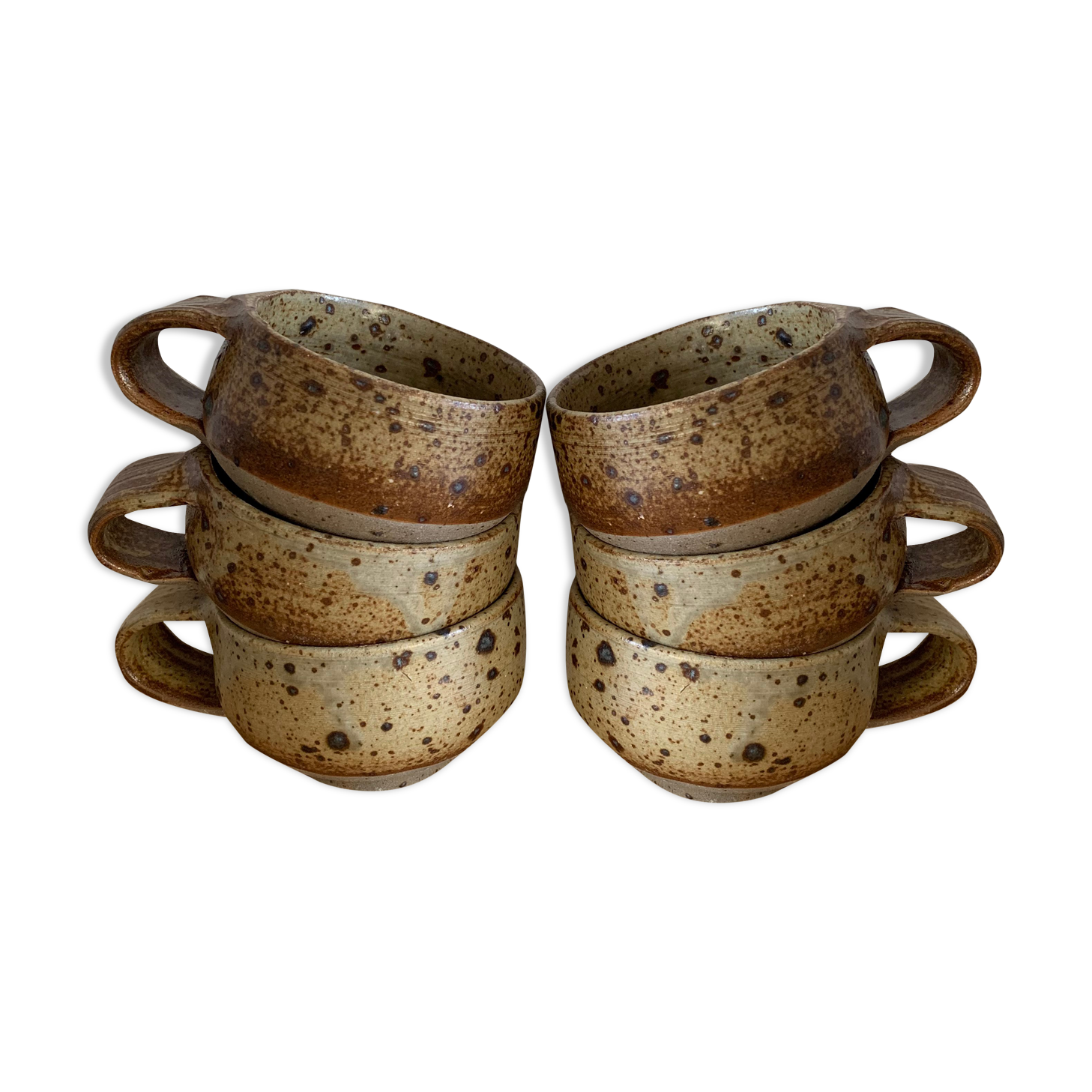 6 cups pyrite sandstone