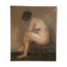 Old female nude table