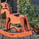 Rocking Horse La Varlope Solid Pine Wood Toy Child