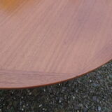 Round table teak scandinavian style 1970