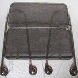 Wheelchair service - service cart - perforated - metal folding table