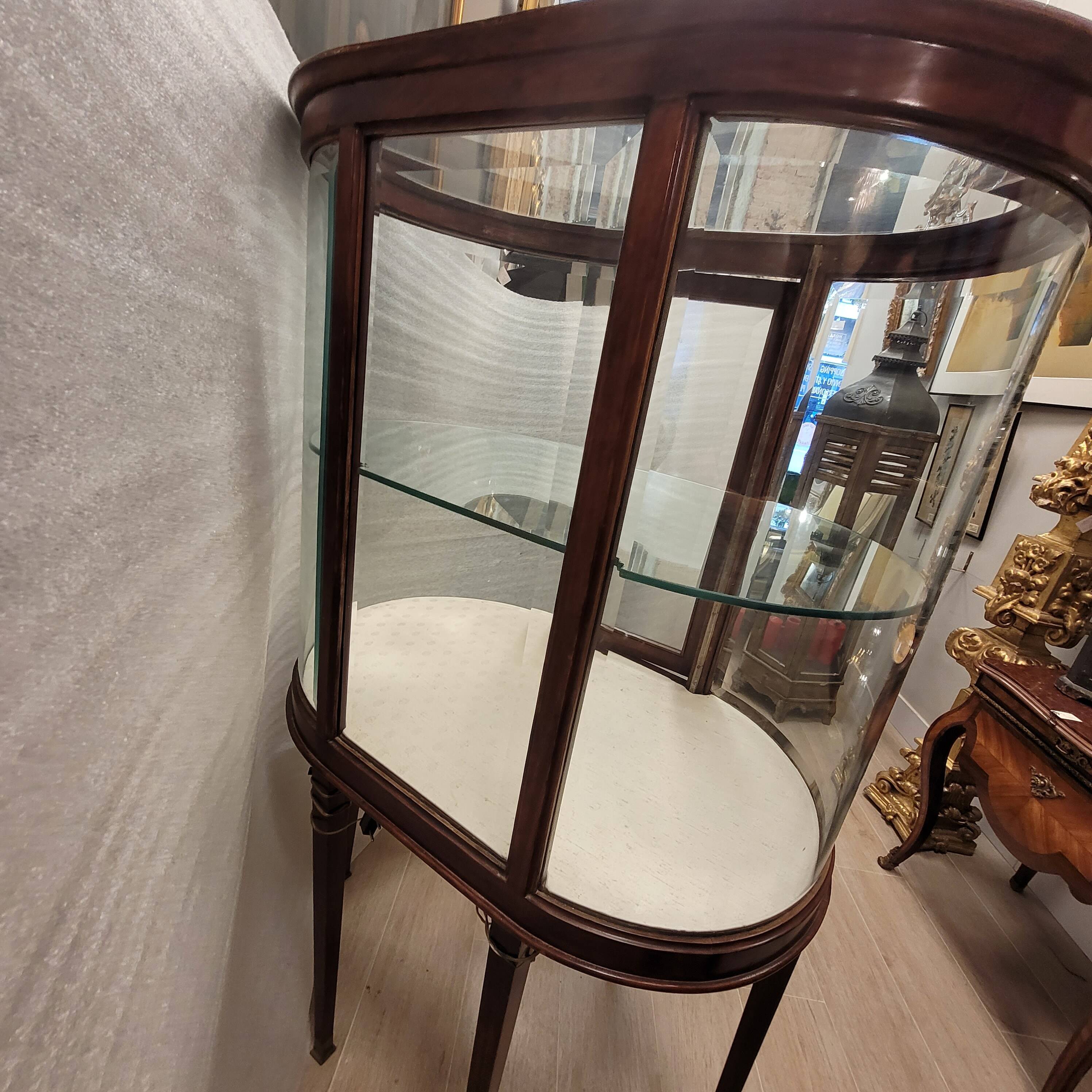 Vitrina, madera de caoba, style Eduardiano, pp. s. XX - Inglaterra