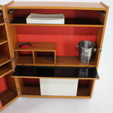 Teak folding bar by Johannes Andersen, Denmark 1960
