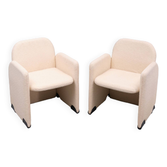 Fauteuil lounge vintage italien conçu par Ammannati & Vitelli pour Brunati 1970