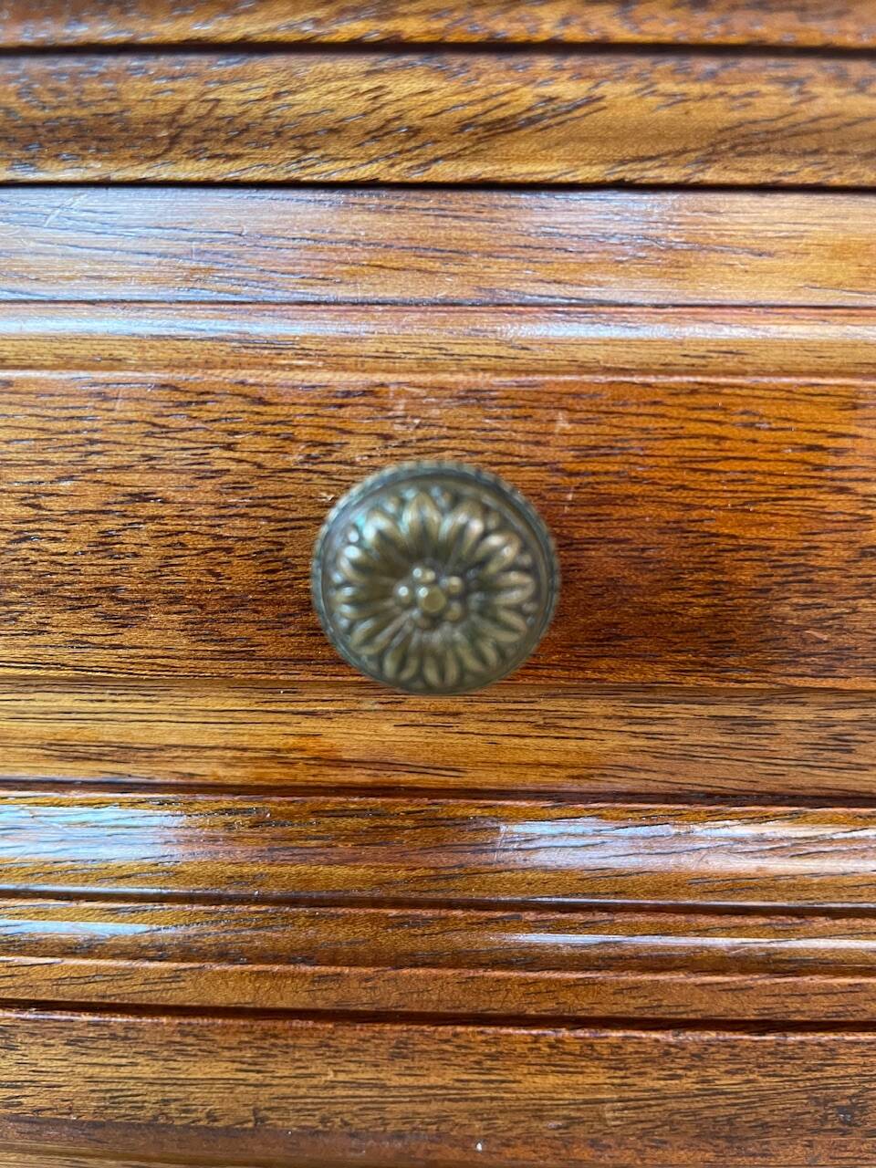 Louis XVI style bedside table, Carrara marble and mahogany