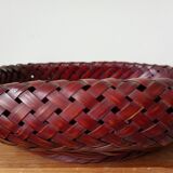 Japanese woven bamboo basket. Ikebana