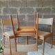 Set of 3 Danish Scandinavian chairs Uldum Mobelfabrik 7171