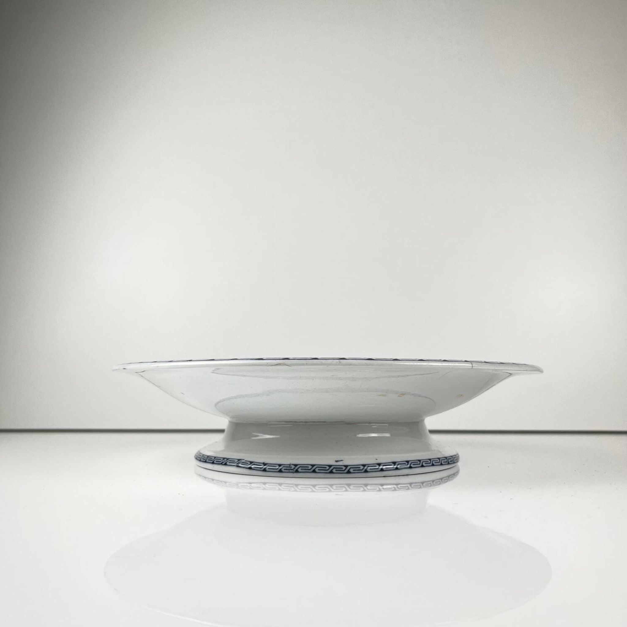 Low blue "Butterfly" compote dish by Minton & co, England, 19th century