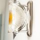 Rare Murano chrome sheet wall light 1960