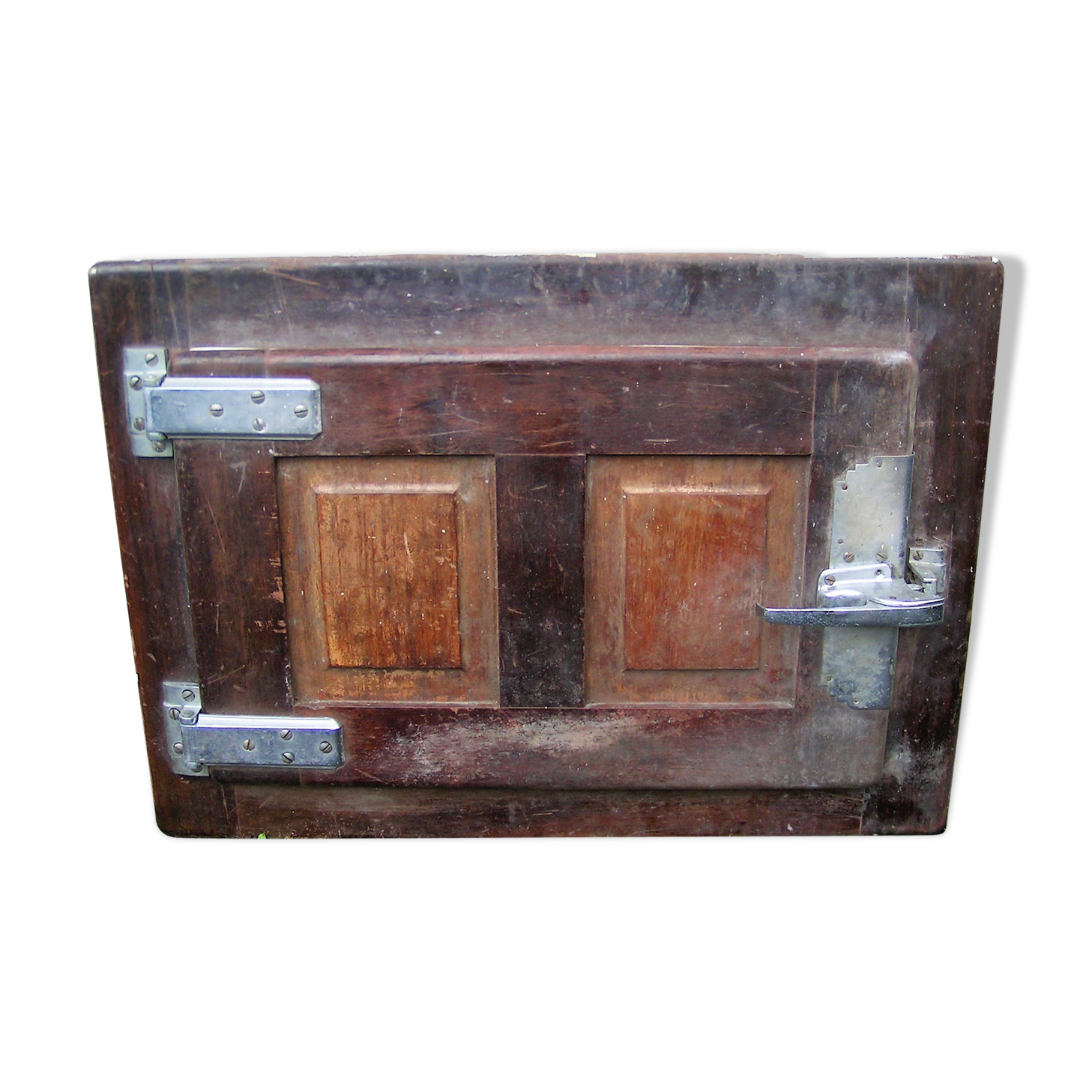 Door of fridge or cooler for slaughter in oak 50s