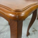 Vintage Louis XV style nesting tables in cherry wood