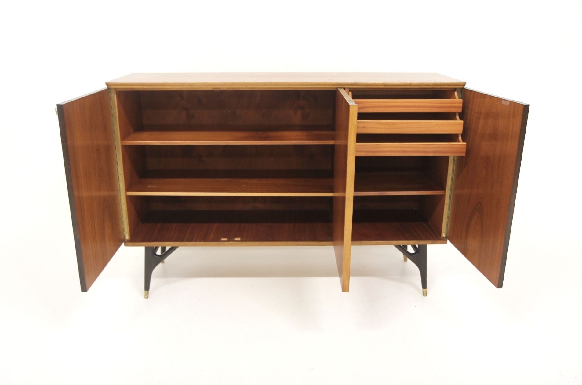 Scandinavian teak sideboard, Smålands Taberg, Sweden, 1960.