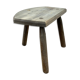 Vintage cowhide tabouret