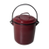 Old enamelled metal bucket pot