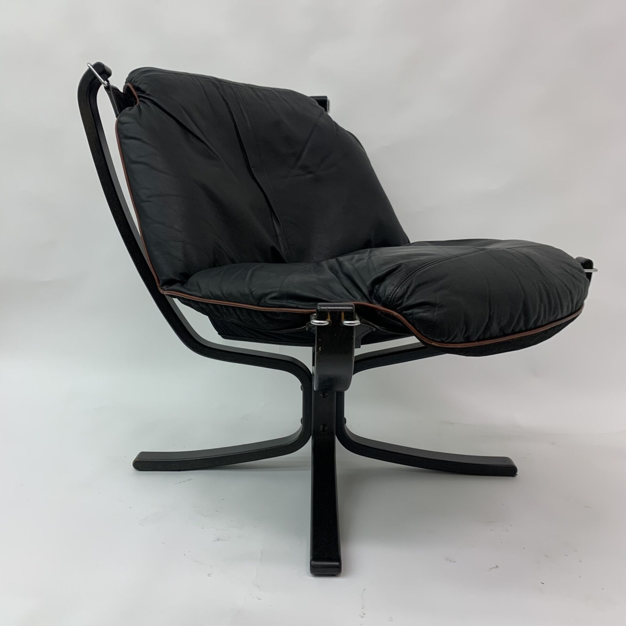 Falcon leather armchair by Sigurd Ressel for Vatne Møbler 1970s