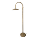 Articulated floor lamp from the 80s in gold metal