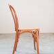 Bent beech wood chairs with straw seats, no. 34 total, 1990-2000