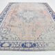 9x12 Large Area Navy Blue Persian Vintage Rug, 275x353 Cm