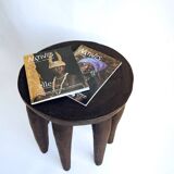 Large Nupe Stool 8 feet 50 cm – Solid wood tribal sculpture, piece