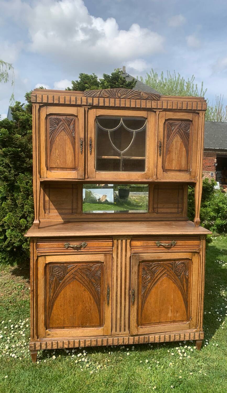 Art Deco Oak Sideboard