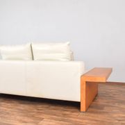 Italian Leather Sofa from Giorgetti, 1980s.