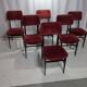Set of 6 chairs by Vittorio Dassi, 1950s