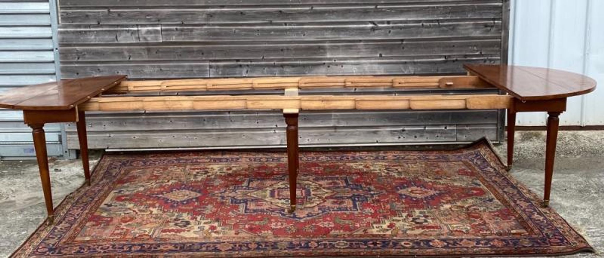 Table de salle à manger en acajou XIXème siècle