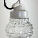 Vintage White Porcelain Pendant Light, 1970s