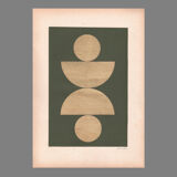 Collage on paper • c446 • signed eawy