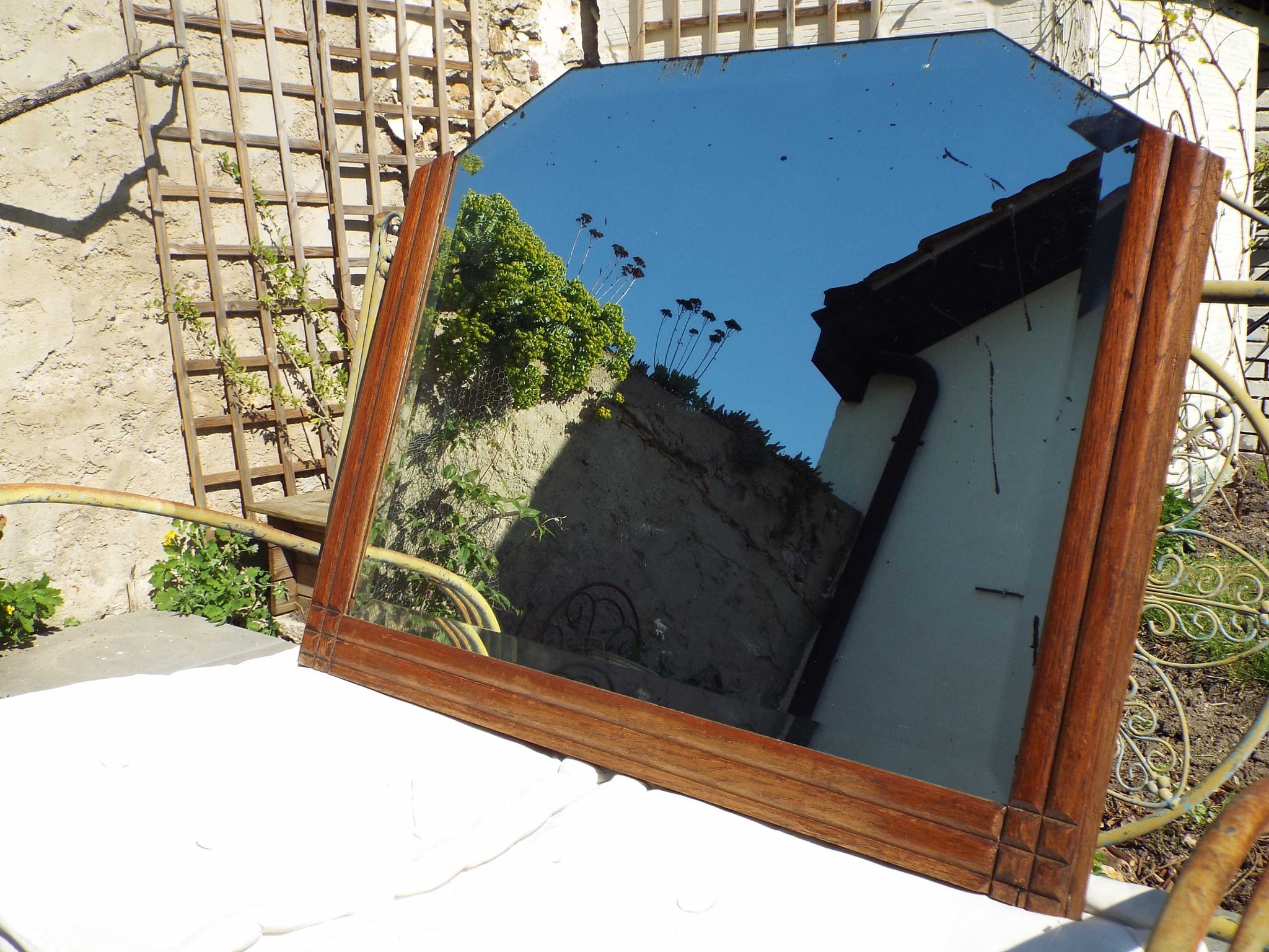 Miroir art déco 81x62cm