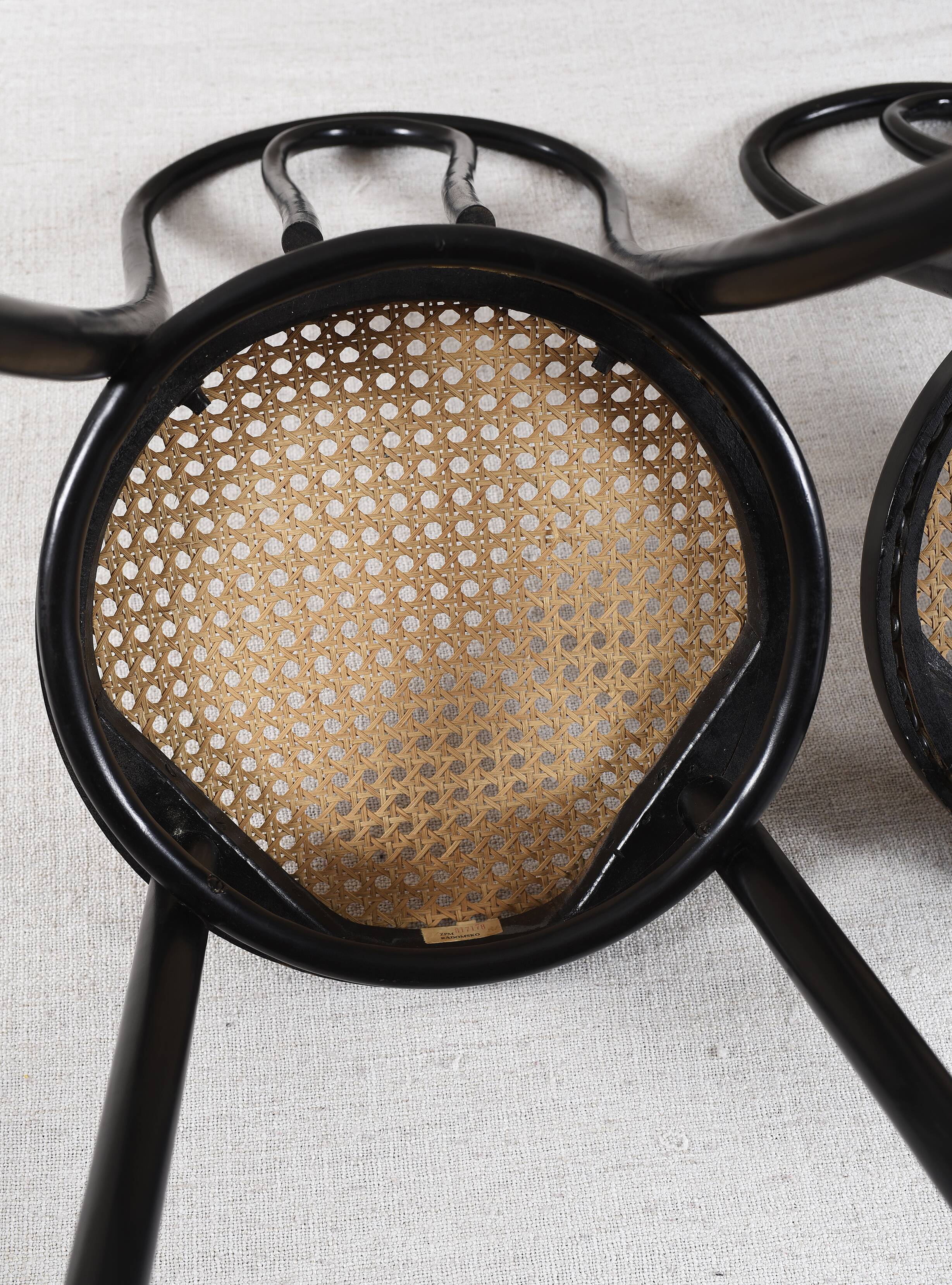 ZPM Radomsko bistro chairs 1960