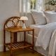 Rattan and bamboo chest of drawers 1960