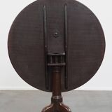 Table pivotante et inclinable en forme de cage à oiseaux, style anglais, du XVIIIe siècle