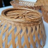 Lot de 4 corbeilles osier