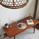 Scandinavian coffee table circa 1960 - by F. Ohlsson in teak (model Sesam, brand Tingstrom)